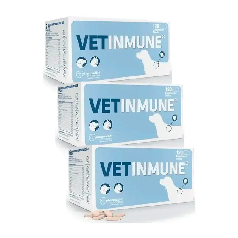 Pharmadiet Vetinmune, Pack 3 x 120 comprimidos
