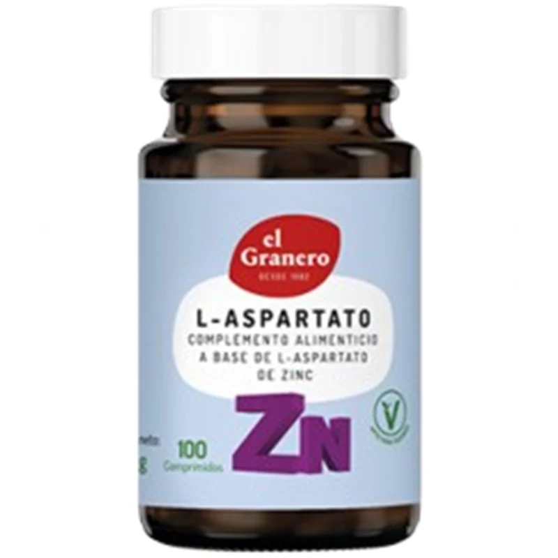 L Aspartato de Zinc 100 Comprimidos | El Granero Integral