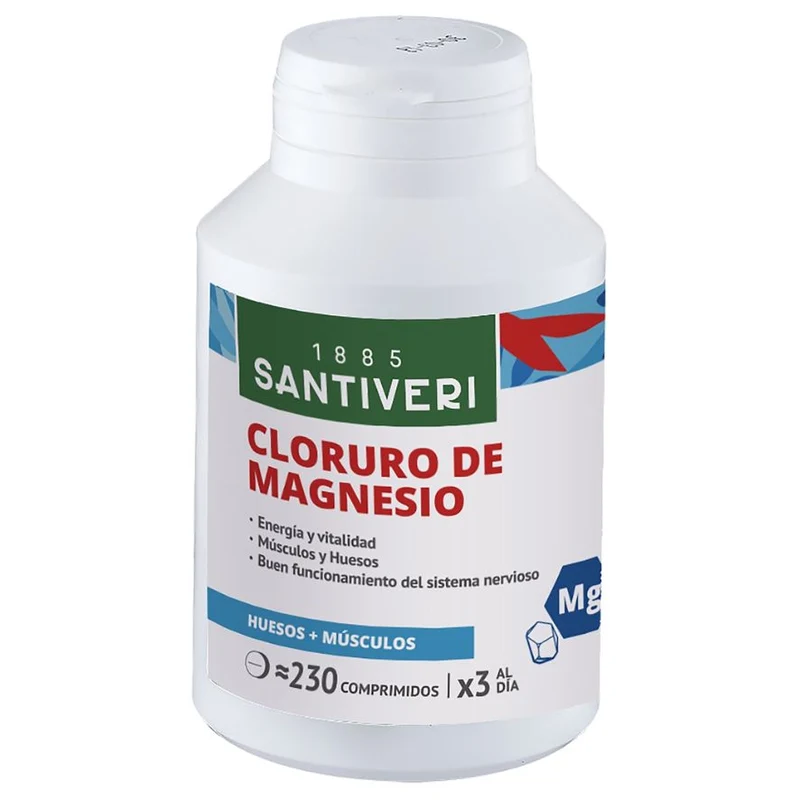 Cloruro de Magnesio 230 Comprimidos | Santiveri