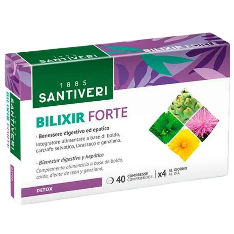 Bilixir Forte 40 Comprimidos | Santiveri