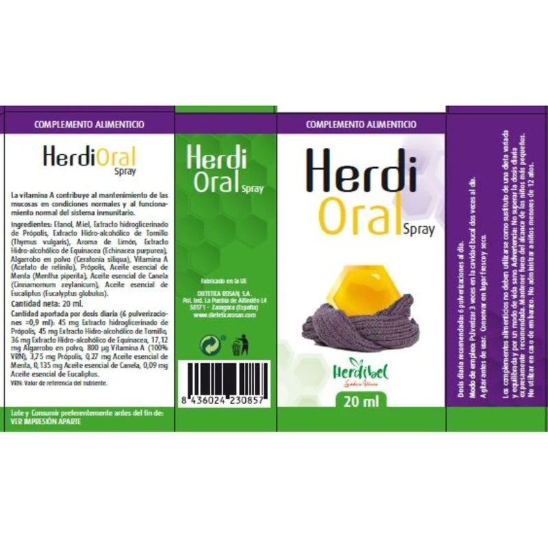 Herdioral Elixir Bucal 20 ml | Herdibel