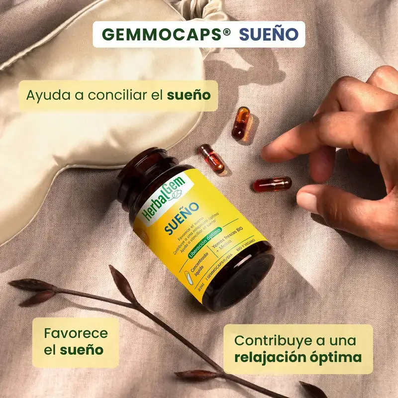 Herbalgem Gemmocaps Stress Protect Suelo, 30 cápsulas
