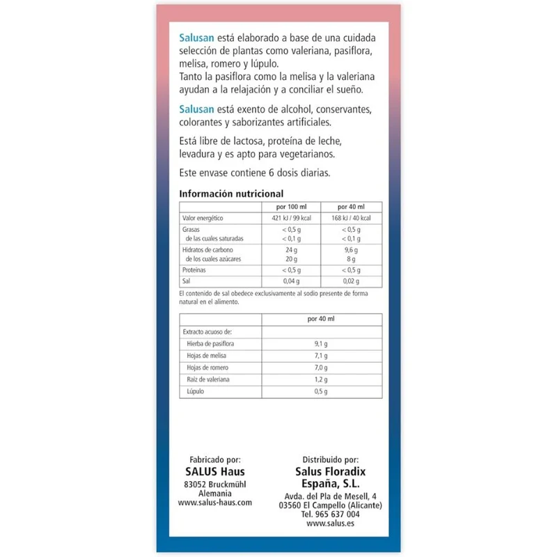 Salusan Jarabe 250 ml | Salus