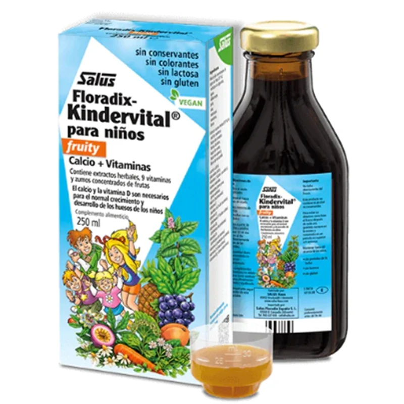 Floradix Kindervital Fruity Jarabe 250 ml | Salus