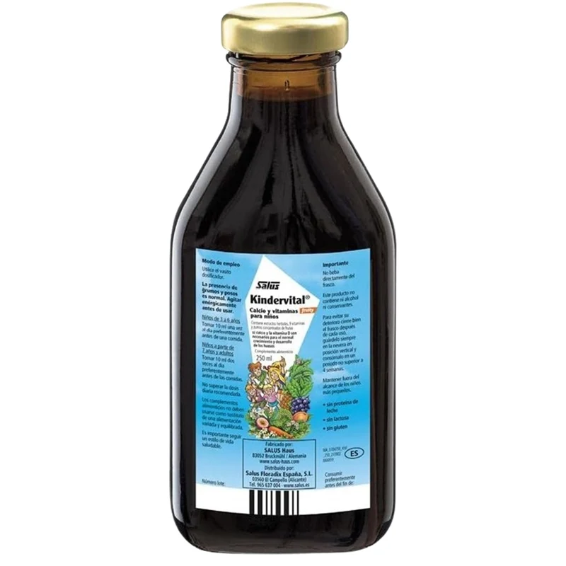 Floradix Kindervital Fruity Jarabe 250 ml | Salus