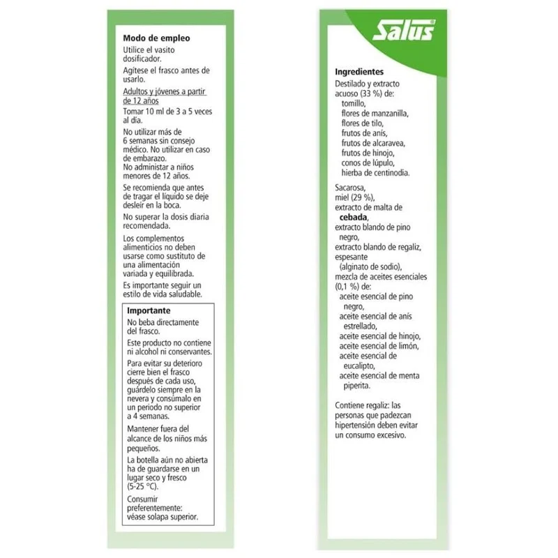 Alpenkraft Jarabe 250 ml | Salus