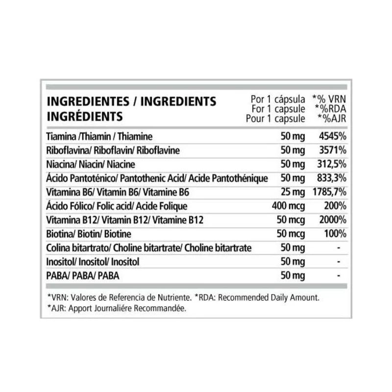 Super B Complex 90 Capsulas | PWD Nutrition