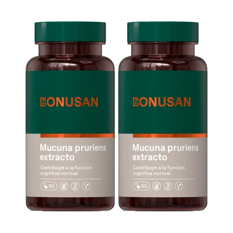 Bonusan Mucuna Pruriens Pack 2 x 60 cápsulas