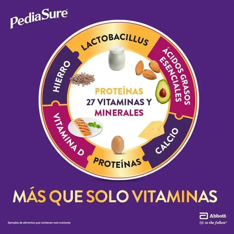 Pediasure Drink Chocolate Niños, 4 Botellas x 220 ml Pack 3