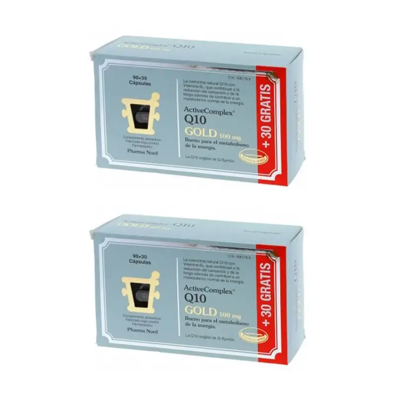 Activecomplex Q10 Gold 100 Mg, 2X120 Cápsulas