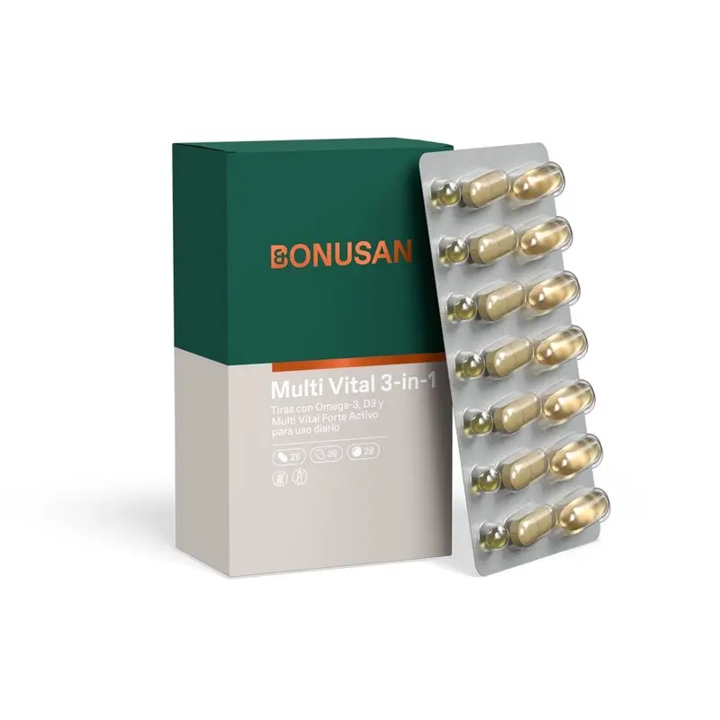 Bonusan Multi Vital 3-In-1 , 84 tablets