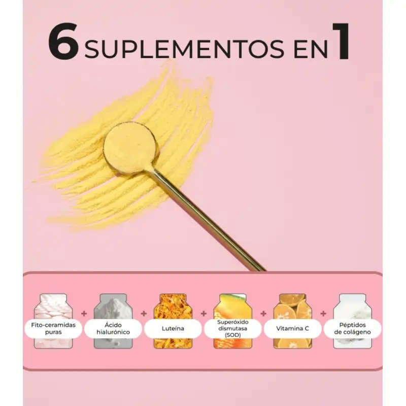 Alma Secret Beauty Superglow Collagen Sabor Mango Y Maracuyá , 30x4 gr