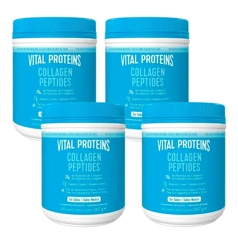 Vital Proteins Collagen Peptides, Pack 4 x 567 g