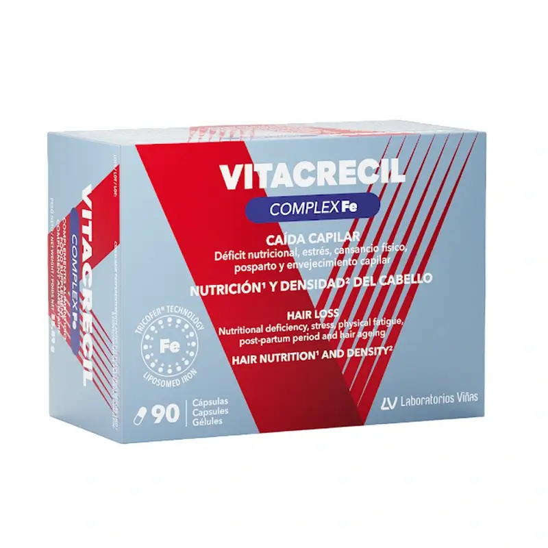 Vitacrecil Complex Fe, 90 Cápsulas