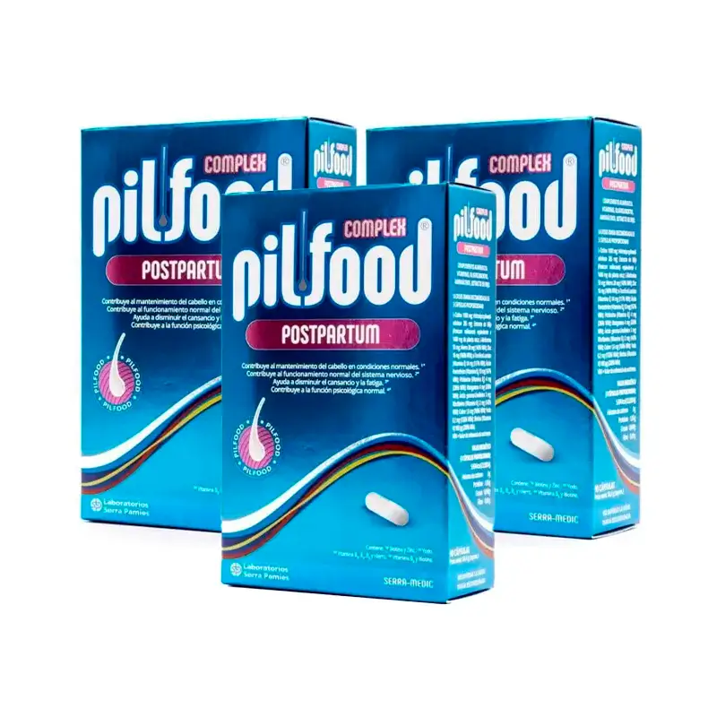 Pilfood Complex Postpartum, Pack 3 x 90 Cápsulas