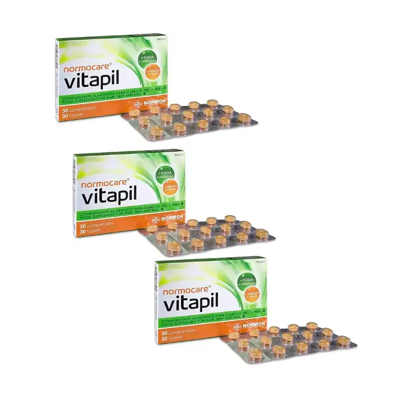 Normocare Vitapil, Pack 3 x 30 comprimidos