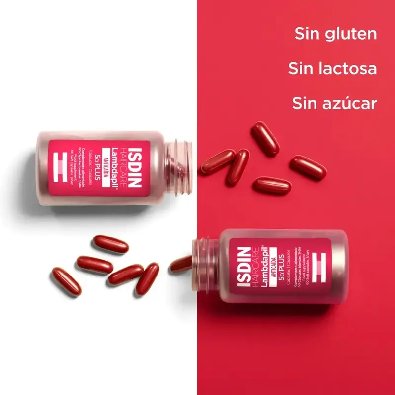 Isdin Lambdapil 5 Alfa Plus Cápsulas, Pack 3 x 60 Unidades