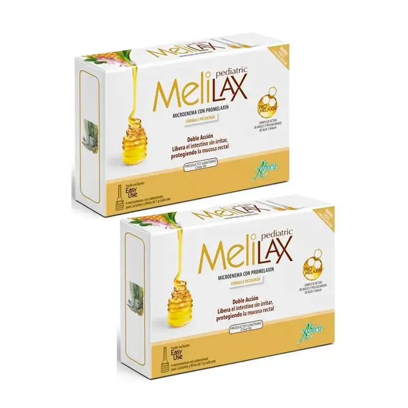 Aboca Melilax Pediatric, 2x6 Microenemas de 5 gr