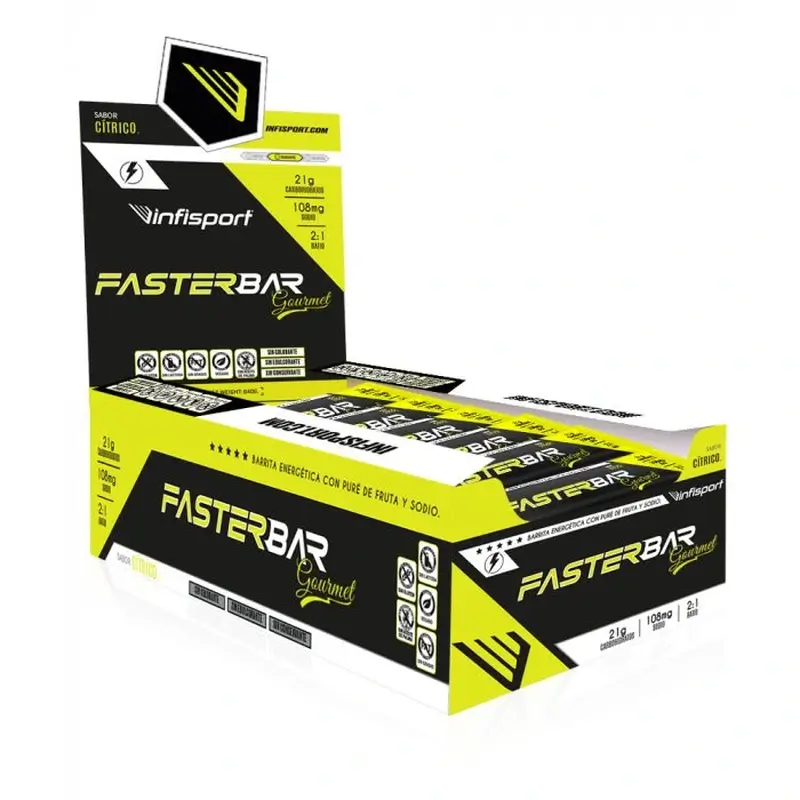 Infisport Caja Faster Gourmet Cítrico , 28 unidades