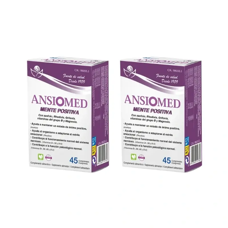 Bioserum Ansiomed Mente Positiva, 2X45 Comprimidos