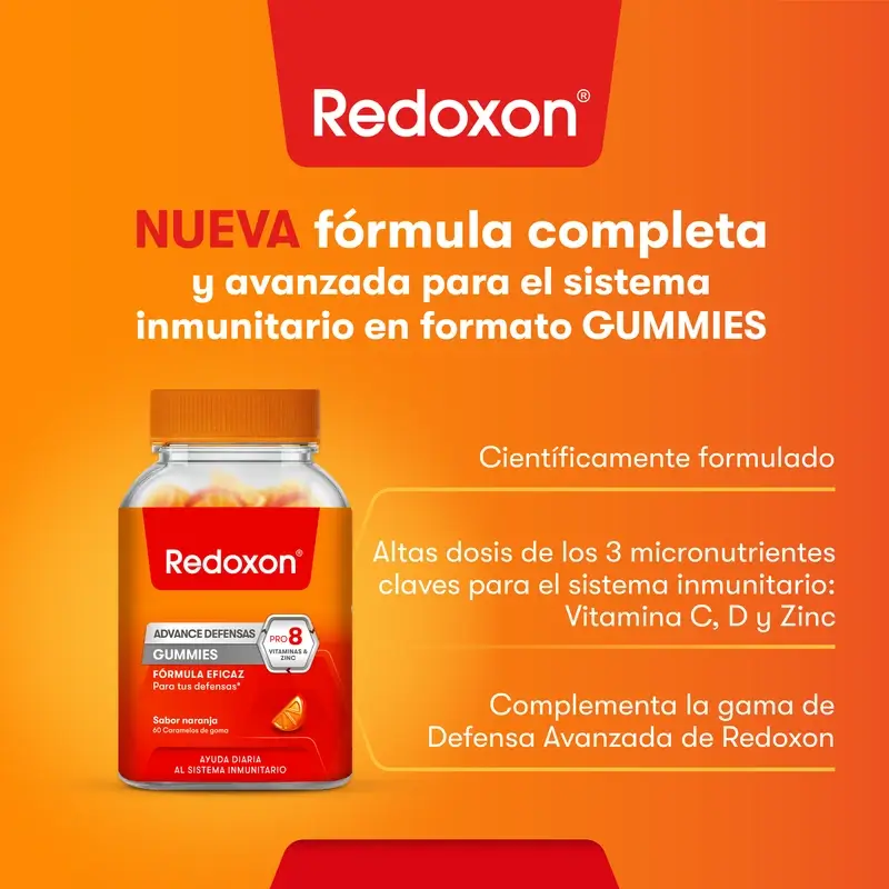 Redoxon Advance Defensas , 60 caramelos de goma