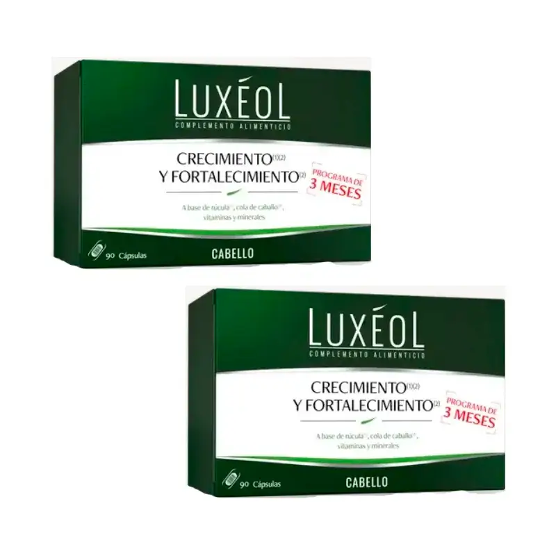 Luxeol Densidad, Crecimiento & Fortalecimiento, Pack 2 x 90 comprimidos